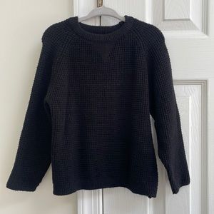 ZARA TODDLER BLACK KNIT SWEATER